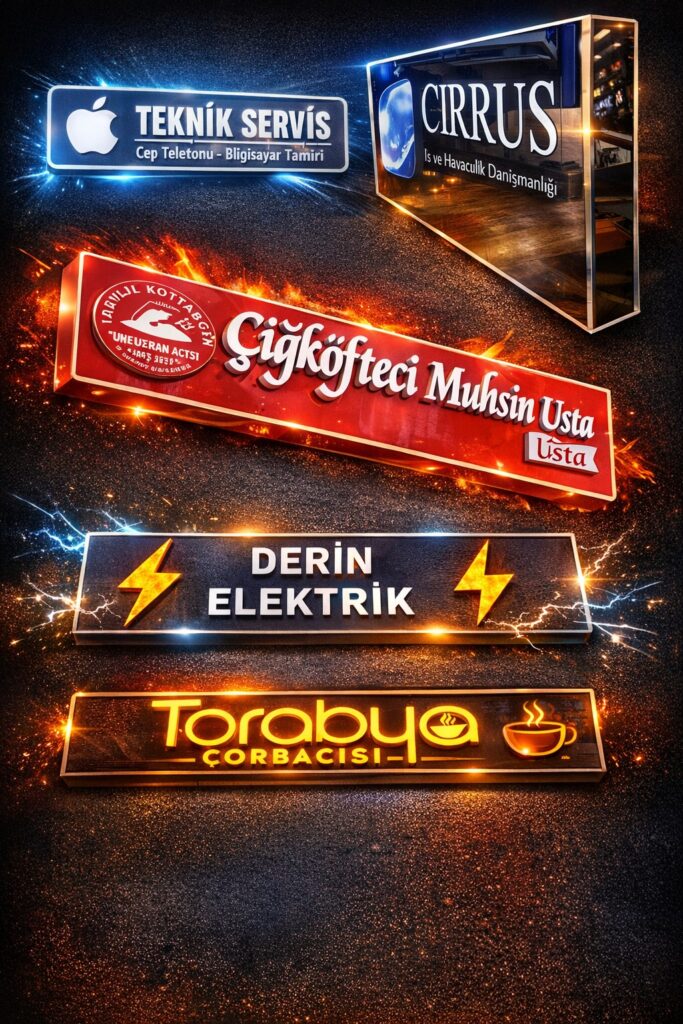 Mersin Reklamcı - Kompozit ve Kutu Harf Çalışmaları