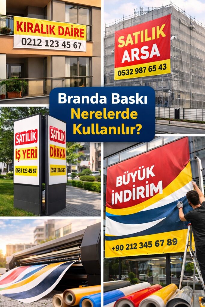 Branda Baskı Nerelerde Kullanılır