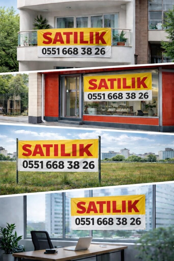 Satılık Yazısı Örnek Çözümleri